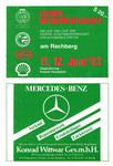 Programme cover of Rechberg Hill Climb, 12/06/1983