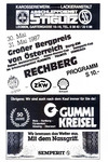 Programme cover of Rechberg Hill Climb, 31/05/1987