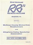 Programme cover of Red Rock Hill Climb, 28/07/1974