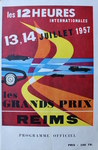 Programme cover of Reims, 14/07/1957