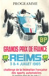 Programme cover of Reims, 04/07/1965
