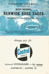 Programme cover of Renwick Street Circuit, 13/11/1965