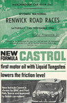 Programme cover of Renwick Street Circuit, 12/11/1966