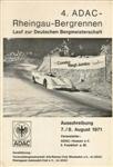 Programme cover of Rheingau Hill Climb, 08/08/1971