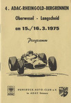 Programme cover of Rheingold Hill Climb, 16/03/1975