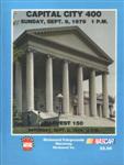 Programme cover of Richmond International Raceway, 09/09/1979
