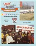 Programme cover of Richmond International Raceway, 24/02/1985