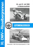 Programme cover of Rissel Hill Climb, 27/07/1980