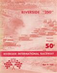 Programme cover of Riverside International Raceway (CA), 19/05/1963