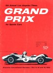 Programme cover of Riverside International Raceway (CA), 13/10/1963