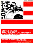 Programme cover of Riverside International Raceway (CA), 01/05/1966