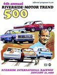 Programme cover of Riverside International Raceway (CA), 21/01/1968
