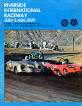 Programme cover of Riverside International Raceway (CA), 05/07/1970