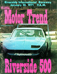 Programme cover of Riverside International Raceway (CA), 10/01/1971