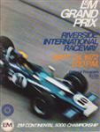 Programme cover of Riverside International Raceway (CA), 24/09/1972