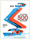 Programme cover of Riverside International Raceway (CA), 21/01/1973