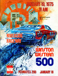 Programme cover of Riverside International Raceway (CA), 19/01/1975
