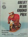 Programme cover of Riverside International Raceway (CA), 04/04/1976