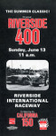 Brochure cover of Riverside International Raceway (CA), 13/06/1976
