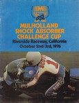 Programme cover of Riverside International Raceway (CA), 03/10/1976