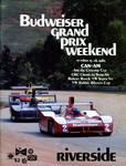 Programme cover of Riverside International Raceway (CA), 26/10/1980