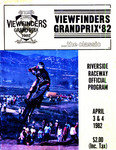 Programme cover of Riverside International Raceway (CA), 04/04/1982