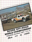 Programme cover of Riverside International Raceway (CA), 16/09/1984