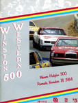 Programme cover of Riverside International Raceway (CA), 18/11/1984