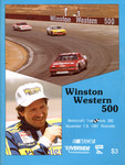 Programme cover of Riverside International Raceway (CA), 08/11/1987