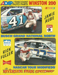 Programme cover of Riverside Park Speedway (MA), 25/08/1990