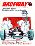 Cover of Riverside 'Raceway' Magazine, March, 1966