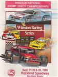 Programme cover of Rockford Speedway, 21/09/1990