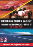 Programme cover of Rockingham Motor Speedway (GBR), 21/07/2002