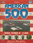 Programme cover of Rockingham Speedway (USA), 20/10/1974