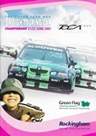Programme cover of Rockingham Motor Speedway (GBR), 22/06/2003