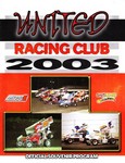 Programme cover of Rolling Wheels Raceway Park, 11/10/2003