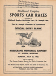 Programme cover of Rosecrans Memorial Airport, 31/07/1955