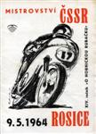 Programme cover of Rosice, 06/05/1964