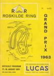 Programme cover of Roskilde Ring, 18/08/1963