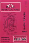 Programme cover of Roskilde Ring, 14/08/1965