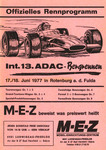 Programme cover of Rotenburg Hill Climb, 18/06/1977
