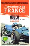 Programme cover of Rouen les Essarts, 07/07/1968