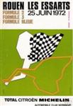 Programme cover of Rouen les Essarts, 25/06/1972