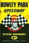 Programme cover of Rowley Park Speedway, 1966