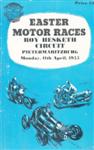 Programme cover of Roy Hesketh Circuit, 11/04/1955