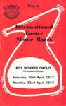 Programme cover of Roy Hesketh Circuit, 22/04/1957