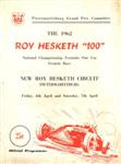 Programme cover of Roy Hesketh Circuit, 07/04/1962