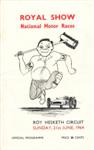 Programme cover of Roy Hesketh Circuit, 21/06/1964