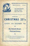 Programme cover of Roy Hesketh Circuit, 20/12/1964