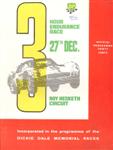 Programme cover of Roy Hesketh Circuit, 27/12/1966